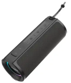 W-KING BT231 Cylinder Bluetooth Speaker Cover with Fabric Grill - 2