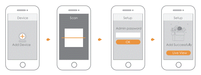 Imou IPC-K22P Wi-Fi Cube Camera 2MP 2.8mm User Guide - Connect your smart phone to your Wi-Fi network