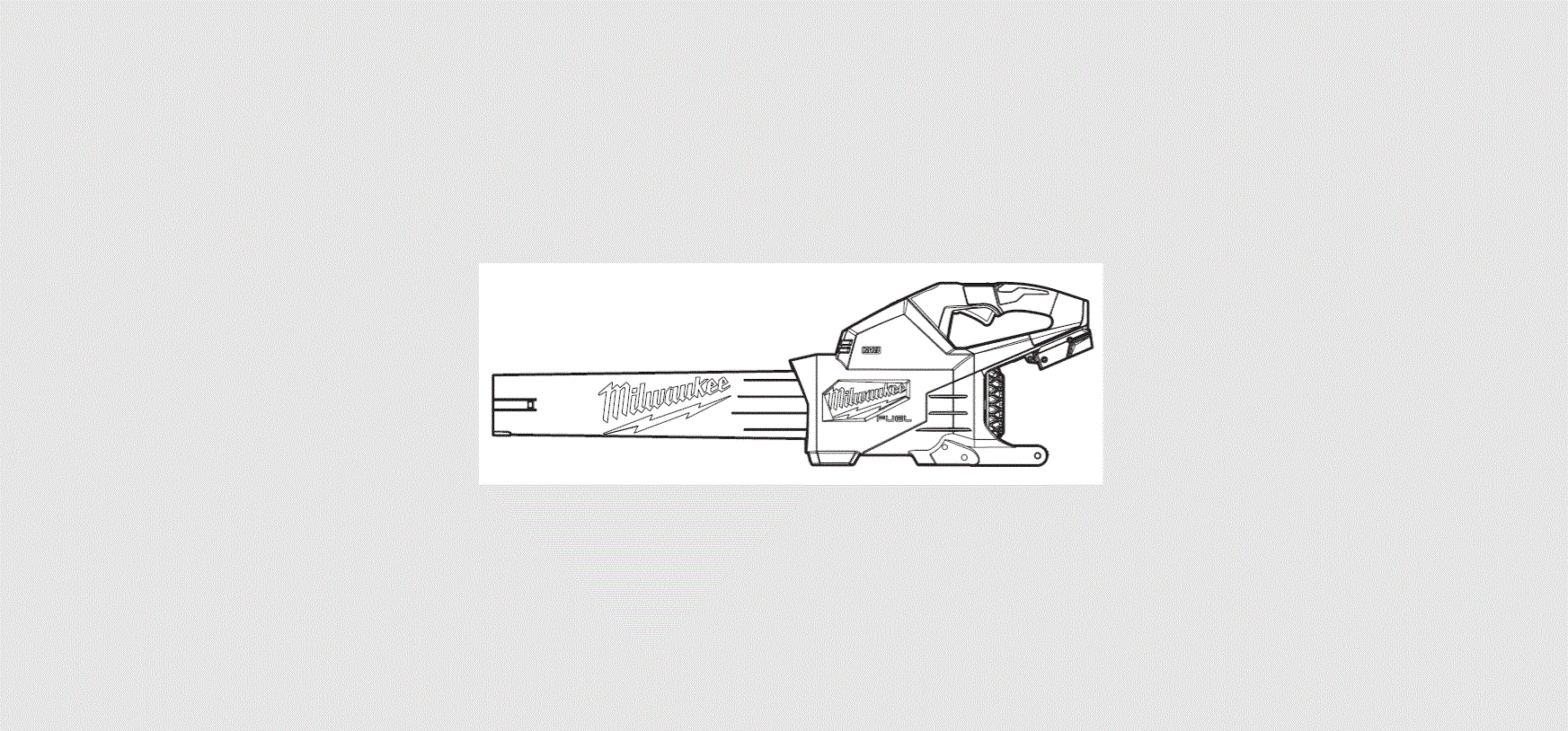 Milwaukee 2824-20 Fuel Dual Battery Blower User Manual
