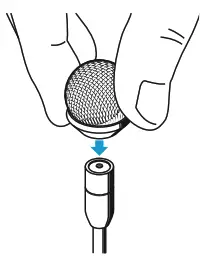 SENNHEISER MKE 2 Gold Condenser Lavalier Microphone - Wind-shields