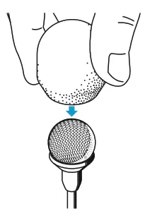 SENNHEISER MKE 2 Gold Condenser Lavalier Microphone - clothing3