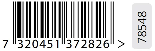 etac Clean Shower Commode Chair - bar code