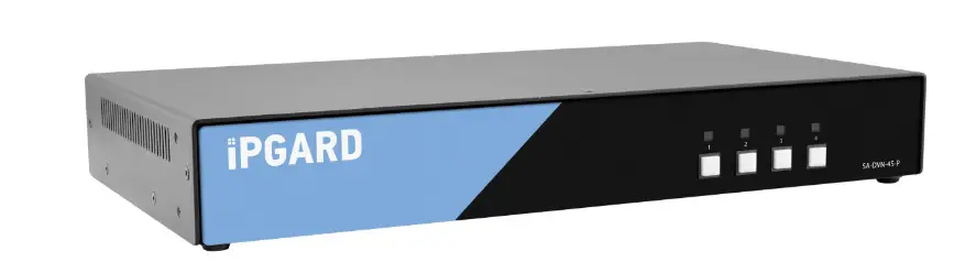 iPGARD SA-DVN-4S-P 4 Port DVI-I Secure KVM switch