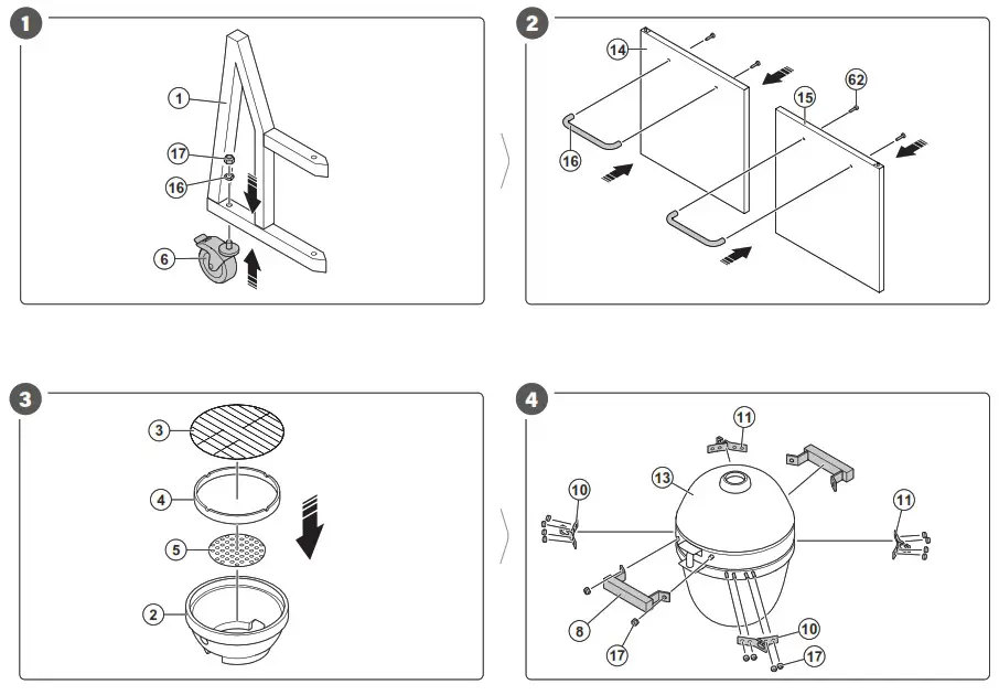 Burns Barkles 010376 BBQ Gas Grill - overview 2