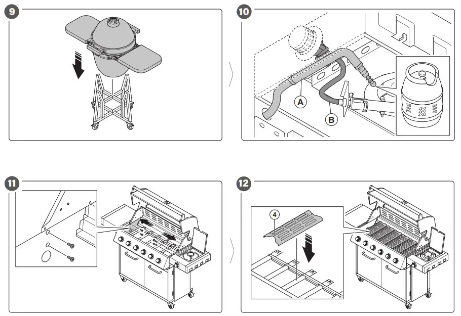 Burns Barkles 010376 BBQ Gas Grill - overview 4