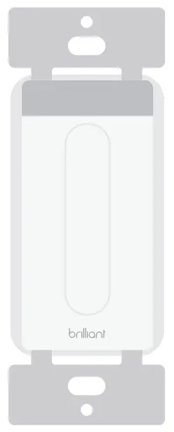 Brilliant 415BHS120W Smart Dimmer Switch - Dimmer Switch