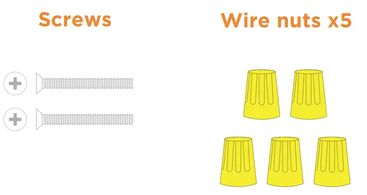 Brilliant 415BHS120W Smart Dimmer Switch - Screws