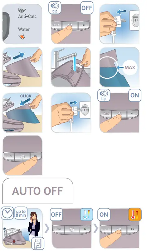 Tefal GV9820E0 Pro Express Vision Steam Iron - Figure 5