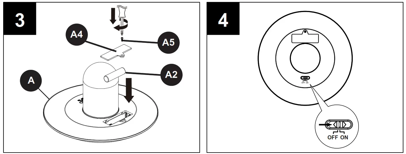 LUTEC 6940004012 LED Solar Post Lantern - REPLACEMENT2