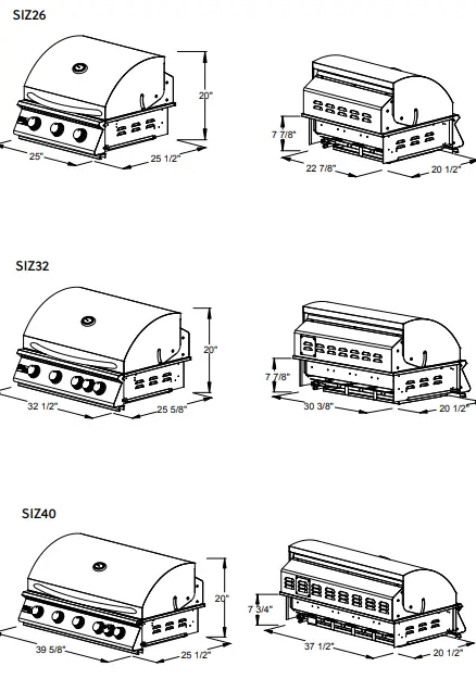 SUMMERSET SIZPRO32-NG Sizzler Pro 32 Inch Built In Grill-fig2