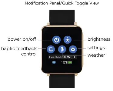 KENDALL KYLIE 343064927 Smartwatch with Bonus Interchangeable Strap Merlot-6