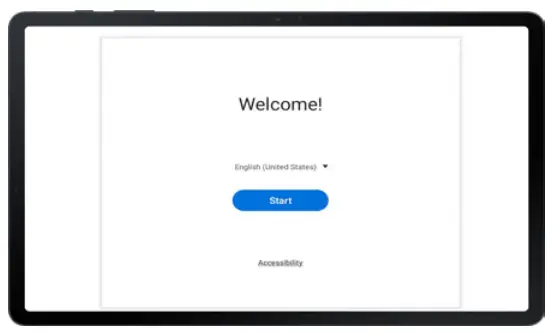 Follow setup screens