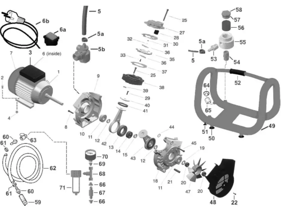 Husqvarna VP200 Vacuum Pump 6