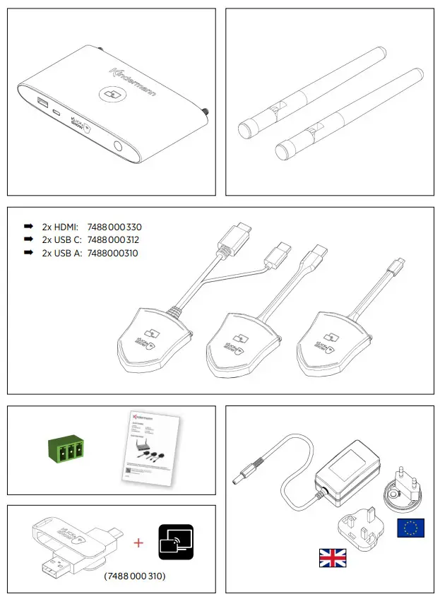 Kindermann KLICK and SHOW K 42U Kit - fig 1