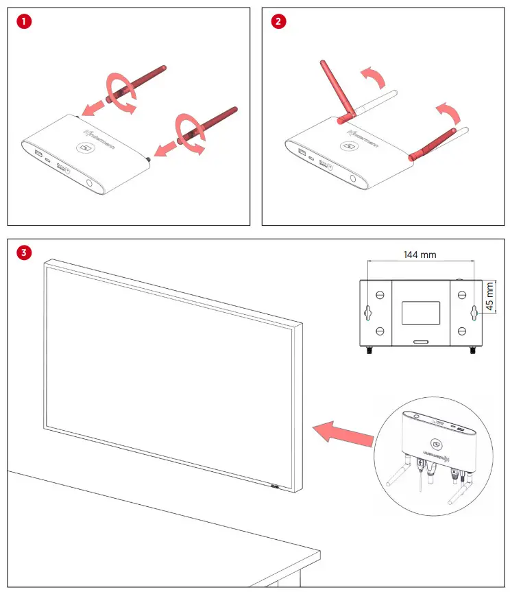 Kindermann KLICK and SHOW K 42U Kit - fig 2