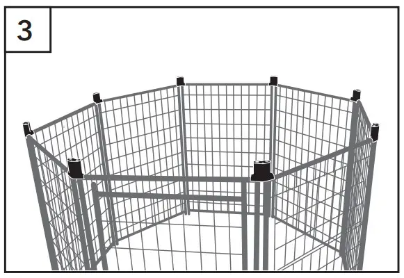 ADVANTEK 4ft The Pet Gazebo - Figure 3