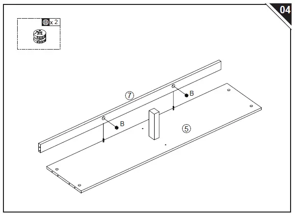 HOMCOM 839-406 Farmhouse Kitchen Sideboard Buffet Table 10