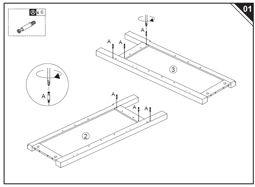 HOMCOM 839-406 Farmhouse Kitchen Sideboard Buffet Table 8