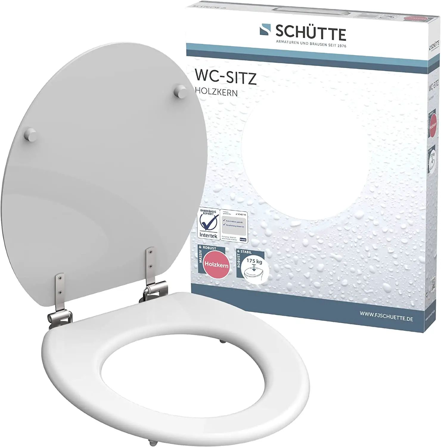 SCHUTTE Wooden Core Toilet Seat