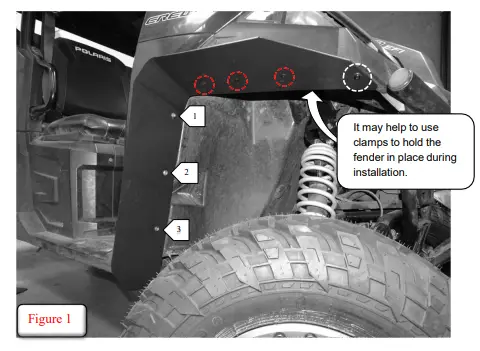 MUDBUSTERS-XP-900-Fender-Flares-for-Polaris-Ranger-fig-1