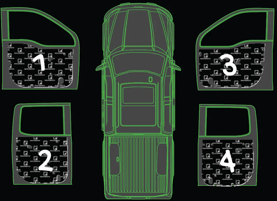 soundskins SSK-RAP4DRV2 Truck Door 07