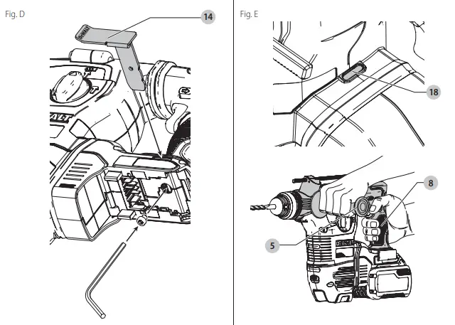 DEWALT-DCH417-Cordless-Brushless-SDS-Plus-4