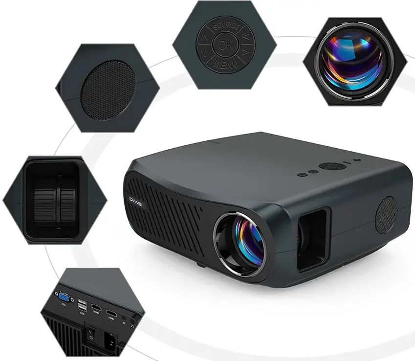 CAIWEI-A12-HD-Mini-Projector-fig-2