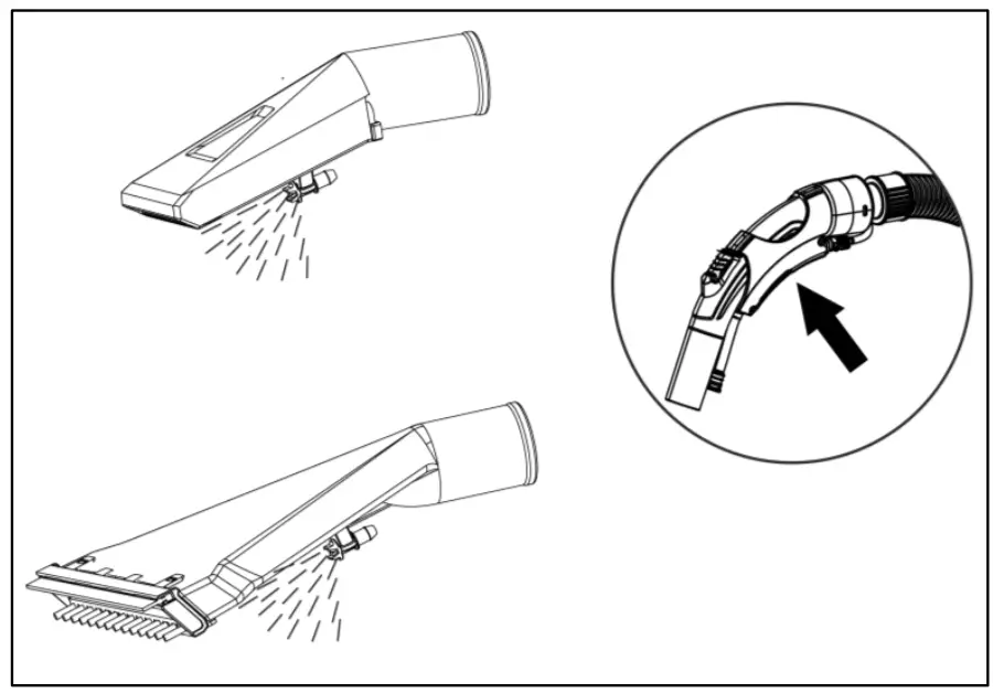 CROWN WVC 1220 Wet and Dry Vacuum Cleaner -Including Units and Accessories 7