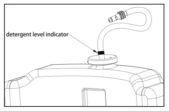 CROWN WVC 1220 Wet and Dry Vacuum Cleaner - detergent pipe 3