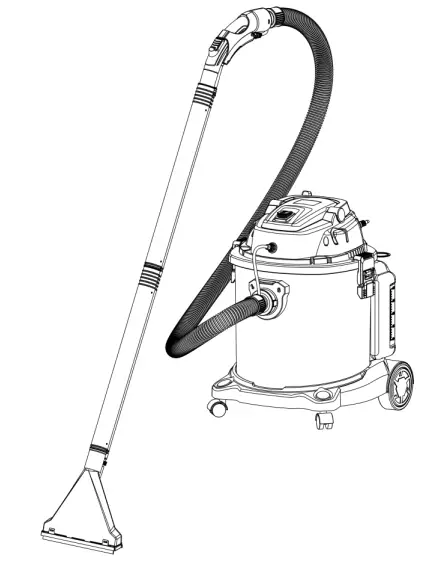 CROWN WVC 1220 Wet and Dry Vacuum Cleaner