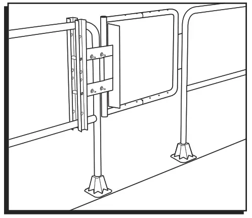 ULINE H-5616 Safety Swing Gate- tools