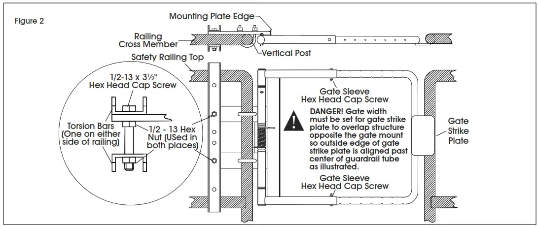 ULINE H-5616 Safety Swing Gate fig 2