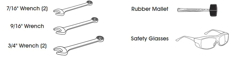 ULINE H-5616 Safety Swing Gate- tools