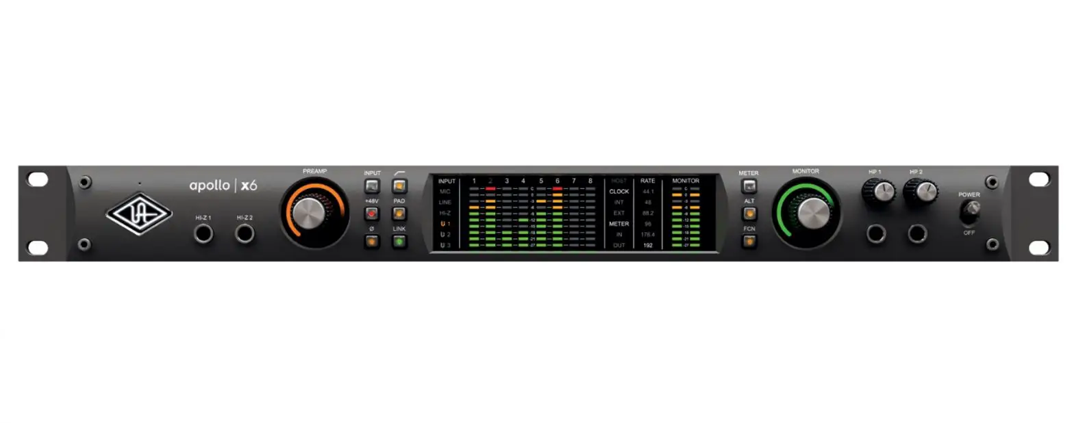 Apollo X6 Thunderbolt 3 Audio Interface User Manual