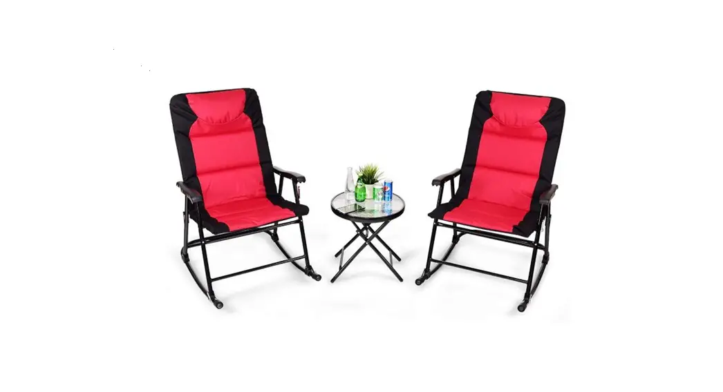 Angeles Home M36-8op38re 3-piece Black Steel Round Outdoor Bistro Se Instruction Manual