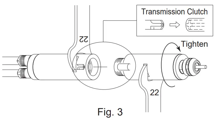NAKANISHI NR 2551 NR-H2551 Spindle - fig 1