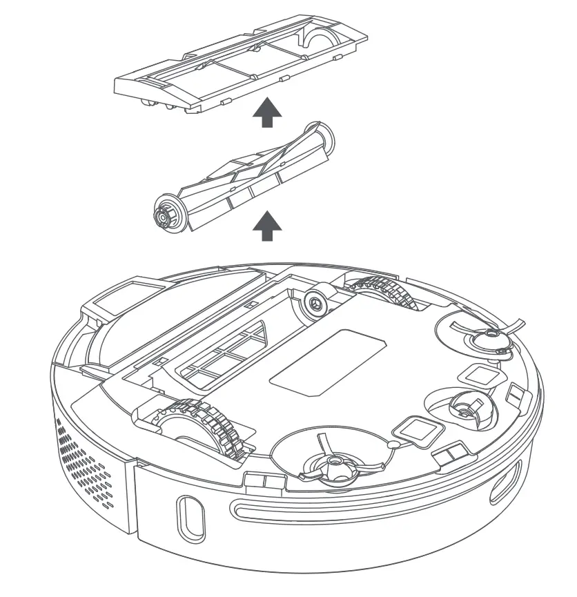 2C602RUW Robot Vacuum and Mop Cleaner Cleaning and maintenance