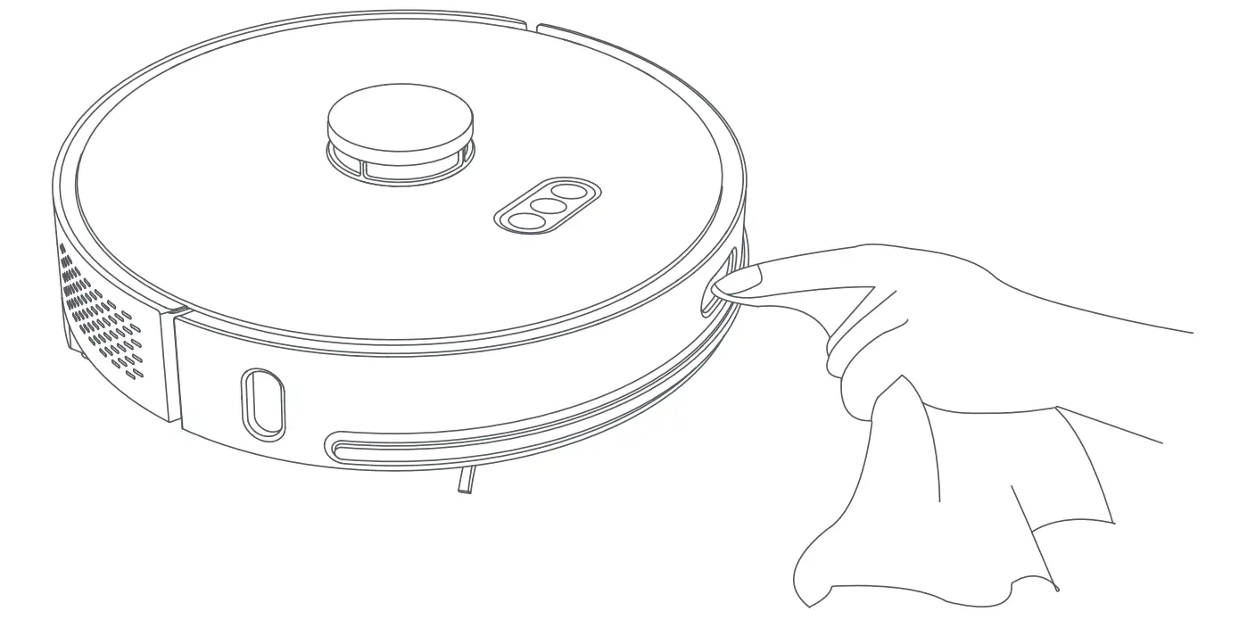 Cleaning the replacement parts