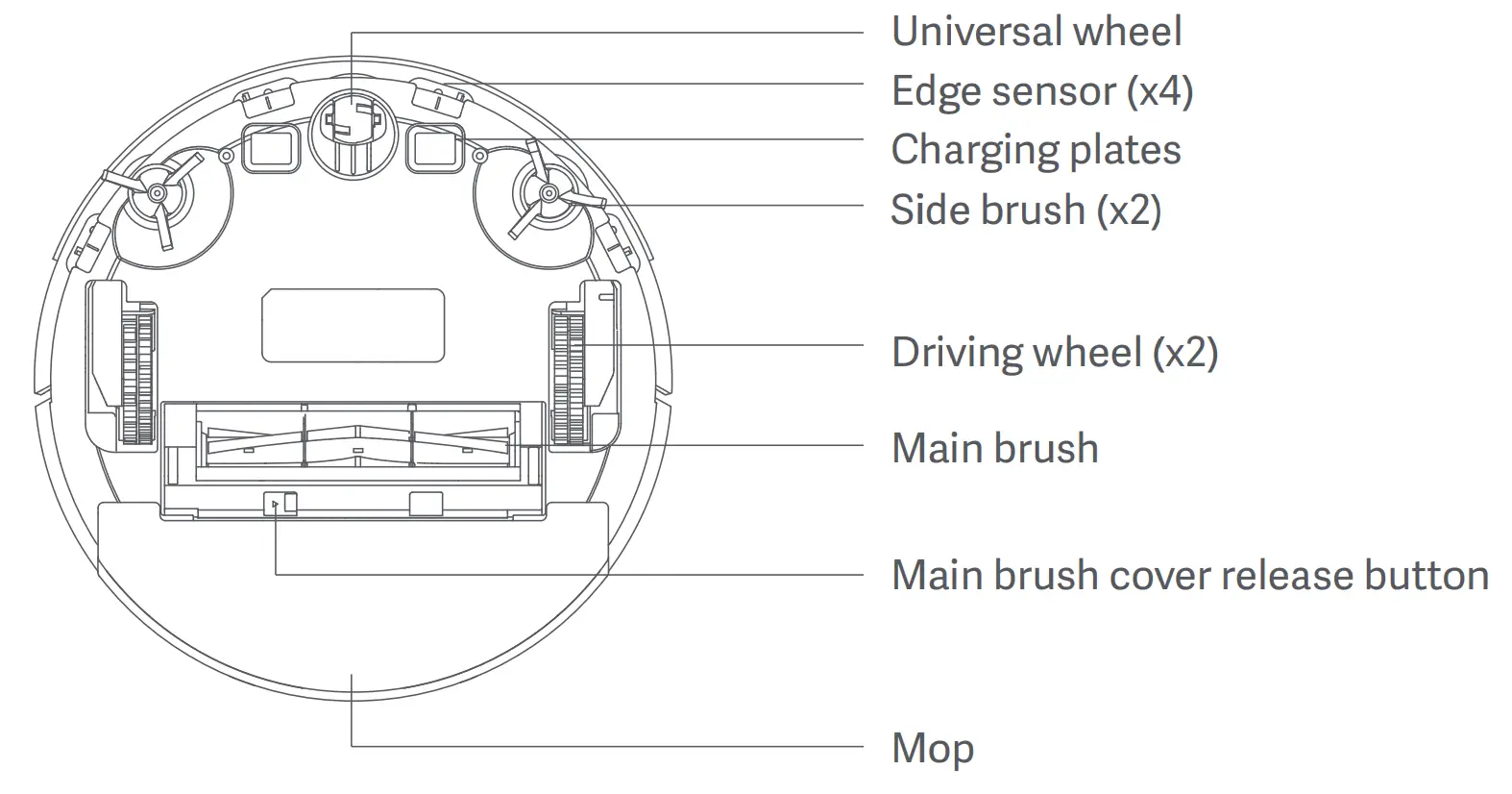2C602RUW Robot Vacuum and Mop Cleaner Overview