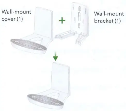 NETGEAR SXS80 Orbi Pro WiFi 6 Satellite - mount