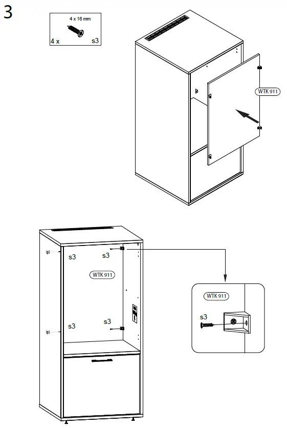 WASHTOWER-WSGN087-Door-for-Laundry-Baskets-FIG-6