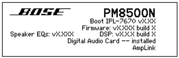 Amplifier LCD screen