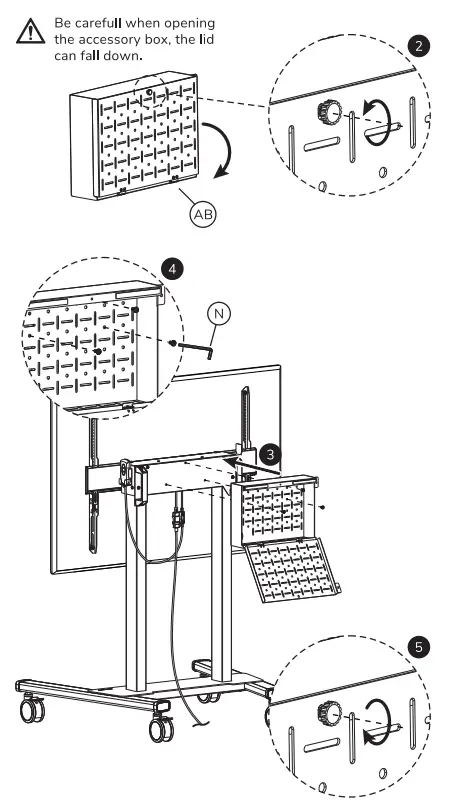 Neomounts-FL55-875BL1-Floor-Stand-FIG19