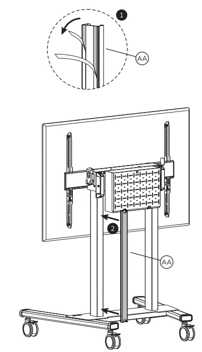 Neomounts-FL55-875BL1-Floor-Stand-FIG20