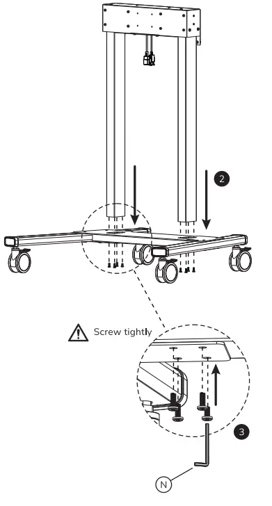 Neomounts-FL55-875BL1-Floor-Stand-FIG7