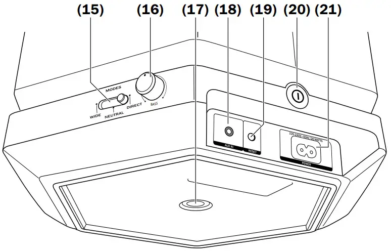 Teufel Holist M Powerful Hi-Fi Smart Speaker - Bottom view