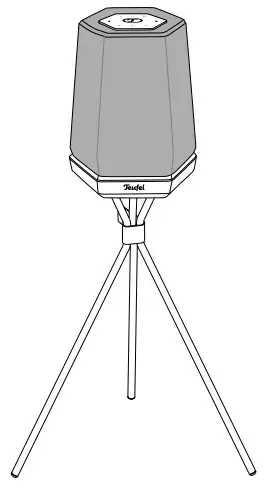 Teufel Holist M Powerful Hi-Fi Smart Speaker - Optional base