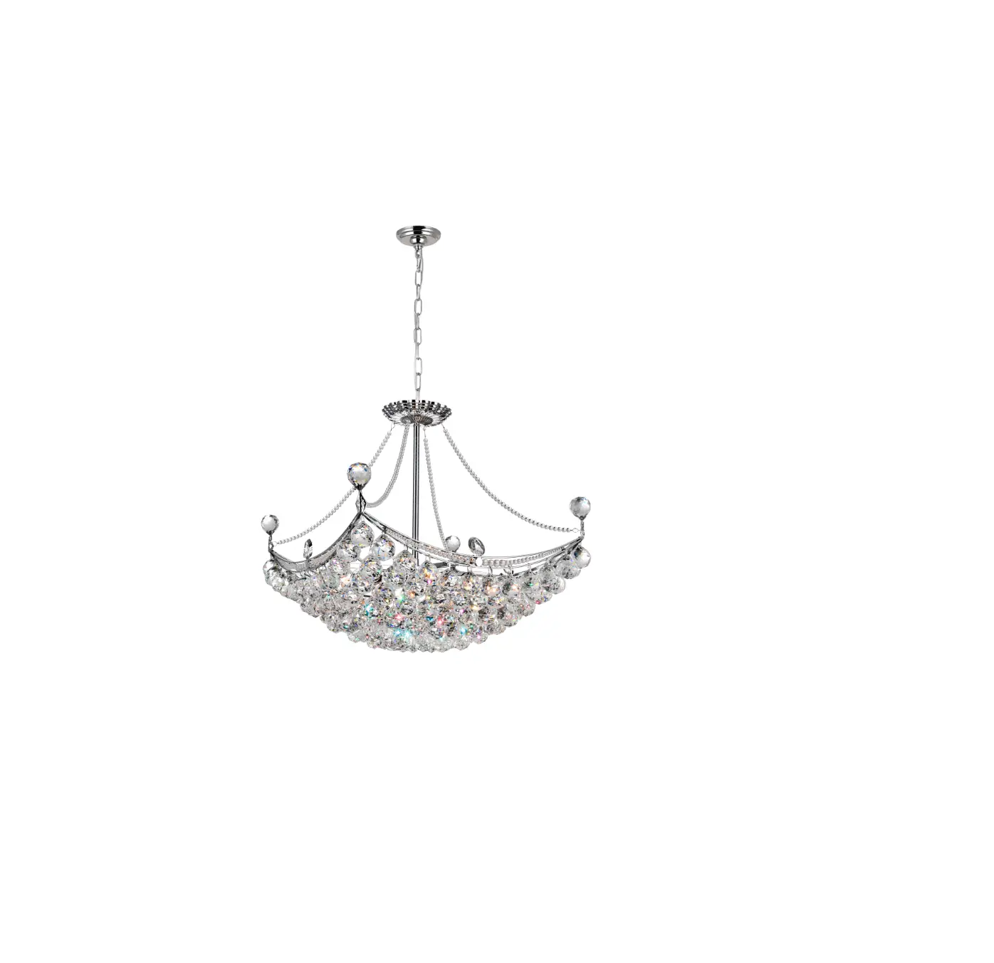Cwi Lighting 8041p20c-s Jasmine 8-light Chandelier Instruction Manual