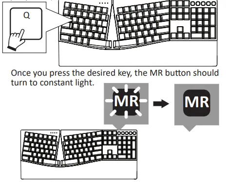perixx PERIBOARD-535 Wired Full-sized Mechanical Ergonomic Keyboard - 4
