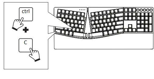 perixx PERIBOARD-535 Wired Full-sized Mechanical Ergonomic Keyboard - 5